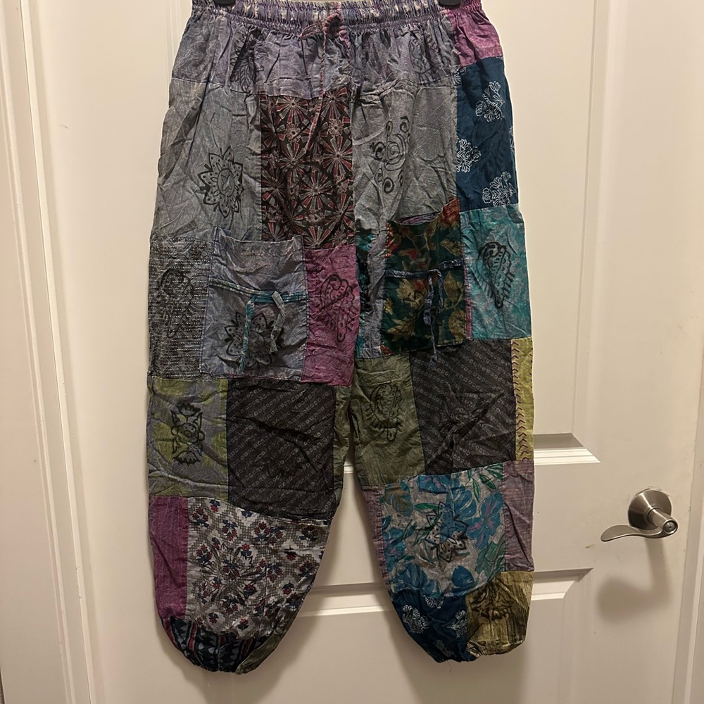 Patchwork Multicolor Woman’s Pants - image 1
